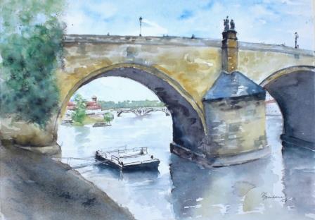 Karlsbr�cke, Prag, CZ
